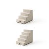 COZY KISS Widened Pet Stairs High Density Foam Dog Steps-3