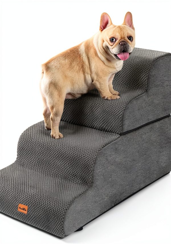Made4Pets Dog Stairs Joint-Friendly Foam Ramp Steps-0