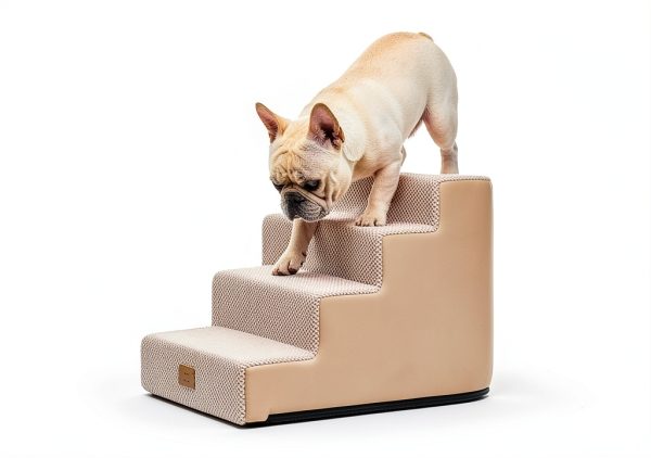COZY KISS Widened Pet Stairs High Density Foam Dog Steps-4