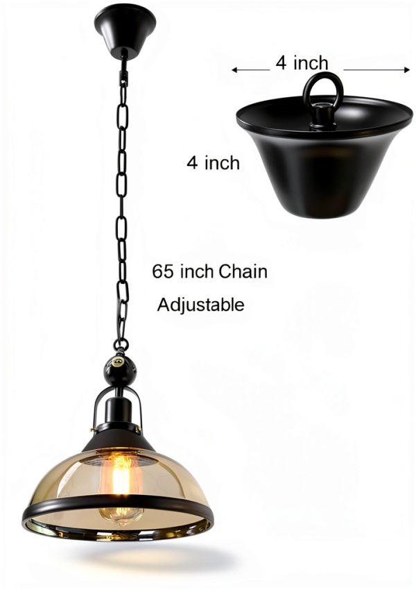 Bizslink Billiard Ball Light Farmhouse Style Metal-3