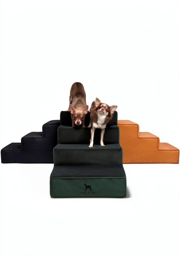 Noah Paw Dog Stairs Leather Steps for Small Large Pets-7