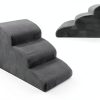 MEJYJEM Dog Stairs High Density Foam Ramp Pet Steps-1