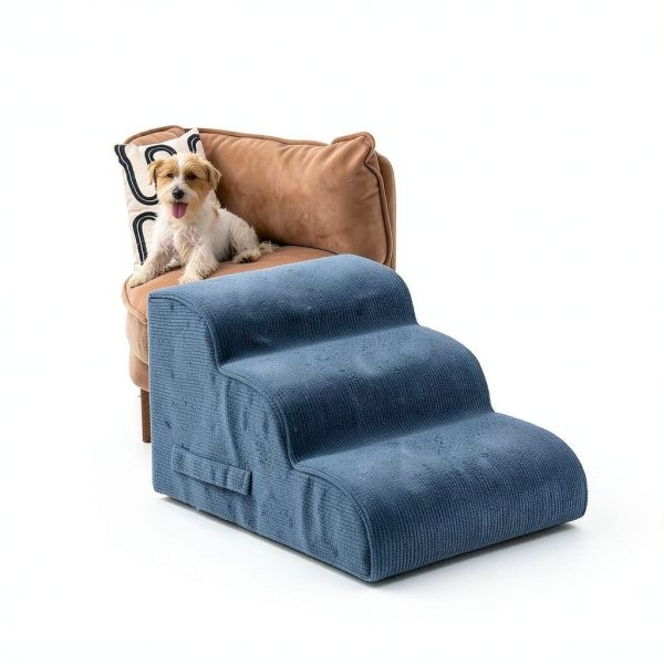 Mesa Lemon Dog Stairs High Density Foam Pet Steps-4