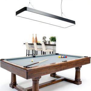 YEPOLI LED Pool Table Light Dimmable Remote Control Black-0