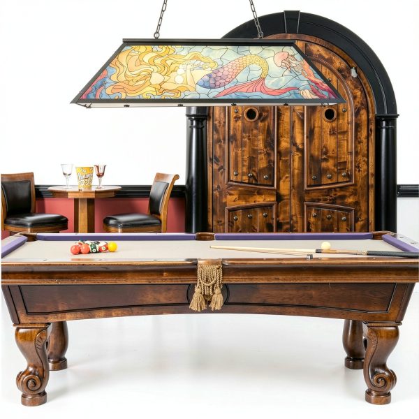 Wellmet Billiard Table Chandelier Tiffany Lighting Dimmable-3