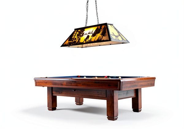 Billiard Table Light Black Bear Gorilla Farmhouse Chandelier-4