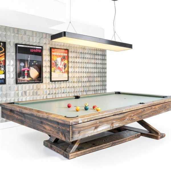 YEPOLI LED Pool Table Light Dimmable Remote Control Black-2