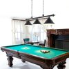 Mirrea Home Pool Table Pendant Light Black 3-Light 4-Light-4