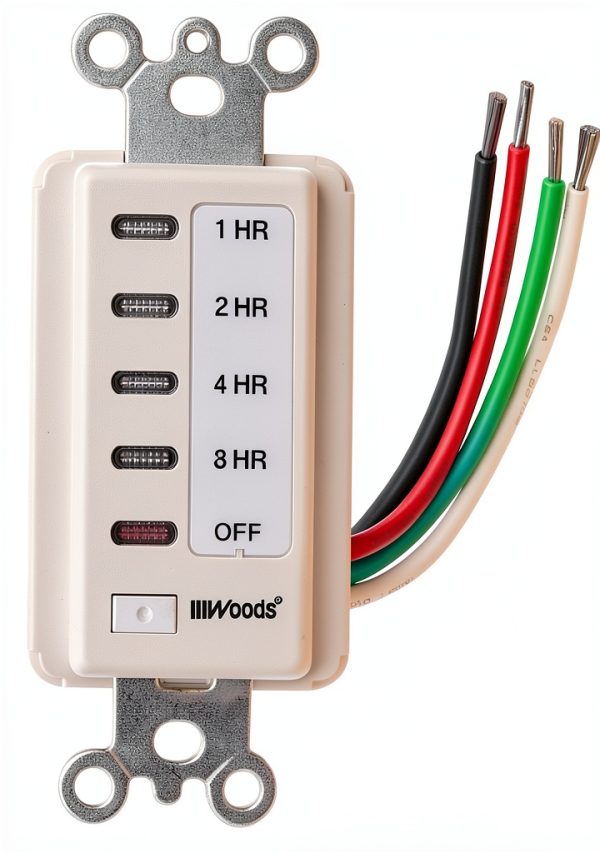 Woods White Digital Countdown Timer Switch-0