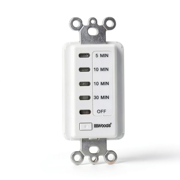 Woods White Wall Timer Switch Energy Saving-1