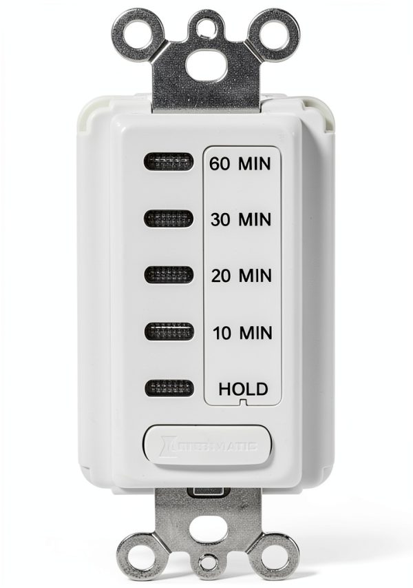 Intermatic EC210WK White In-Wall Timer Switch 4-Setting Plastic SPST-1