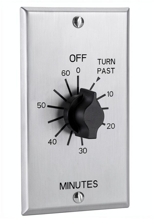 NSI C560M Metal-Brushed Aluminum Timer Switch-7