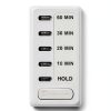 Intermatic EC210WK White In-Wall Timer Switch 4-Setting Plastic SPST-0