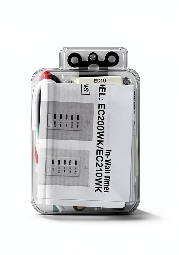 Intermatic EC210WK White In-Wall Timer Switch 4-Setting Plastic SPST-4