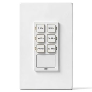 White TG Wall Timer Switch 1 Hour Countdown-0