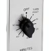 NSI C560M Metal-Brushed Aluminum Timer Switch-0