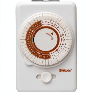 In Wall Timer Switch Woods Mechanical 24HR Timer-0