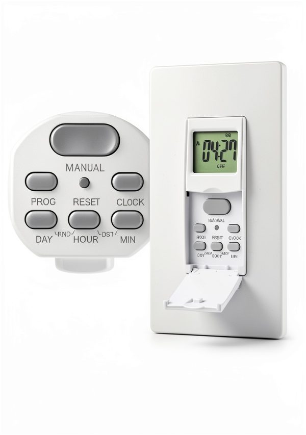 In Wall Timer Switch DEWENWILS HU03E 7‑Day Programmable LED Compatible-3