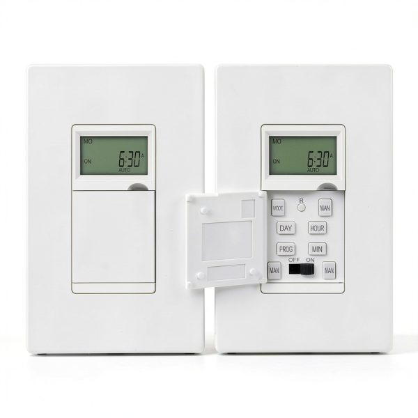 Enerlites HET01-C Programmable Wall Timer Switch White 1-4 Pack-0