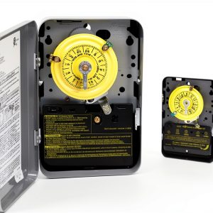 Intermatic T103 Gray DPST Mechanical Time Switch 12-Event 40A-0