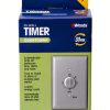 Woods Spring Wound Timer 30 Minute Gray Wall Switch 30 Minute Auto Off-1