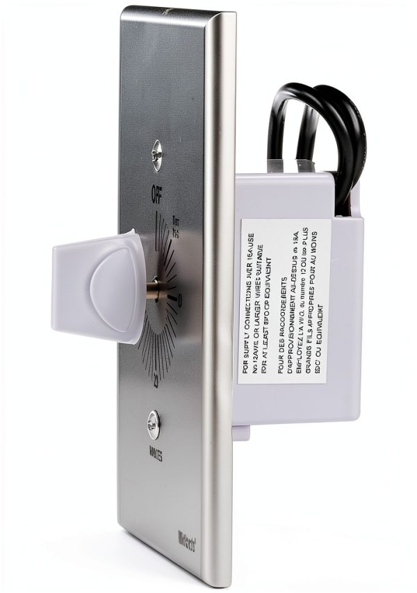 Woods Spring Wound Timer 30 Minute Gray Wall Switch 30 Minute Auto Off-3