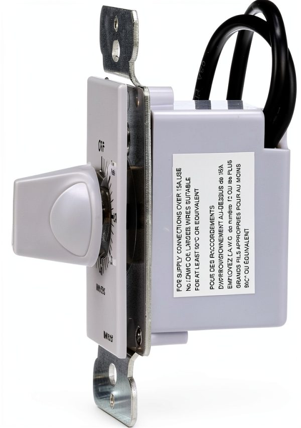 Southwire Woods 60 Minute Spring Wound Timer White Plastic-2