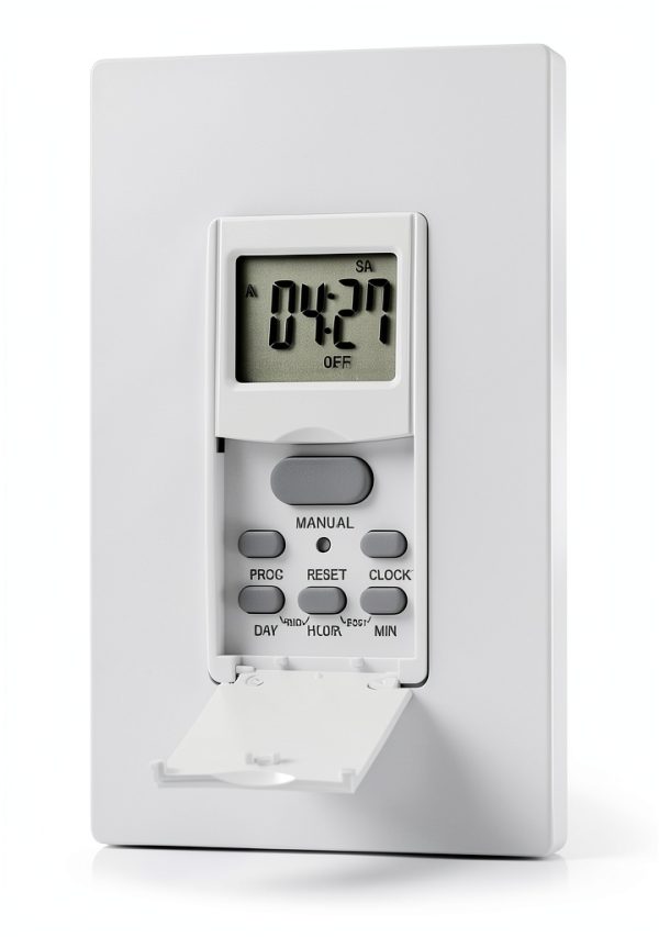 In Wall Timer Switch DEWENWILS HU03E 7‑Day Programmable LED Compatible-0