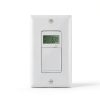 Enerlites HET01-C Programmable Wall Timer Switch White 1-4 Pack-4