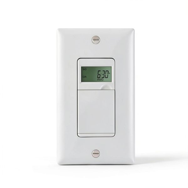 Enerlites HET01-C Programmable Wall Timer Switch White 1-4 Pack-4