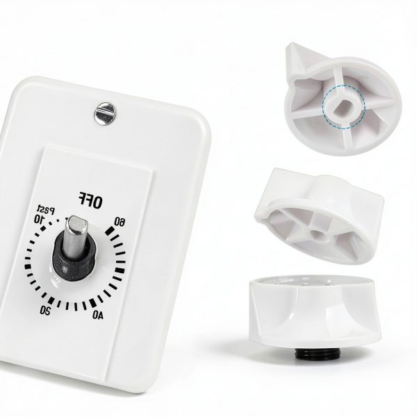 Timer Knob White Ymapinc Wall Switch Replacement 1.1in ABS-2