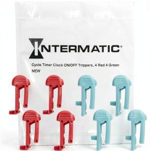 Intermatic 8-Piece Timer Tripper Set 4 Green ON / 4 Red OFF for TN/P-0