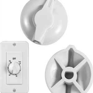 Timer Knob White Ymapinc Wall Switch Replacement 1.1in ABS-0
