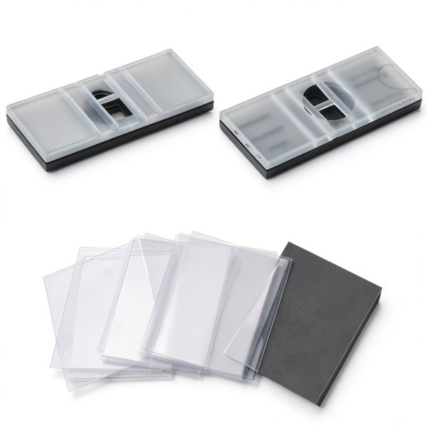 Hemocytometer SHAUSE Blood Count Glass Chamber with 100 Cover Slides-6