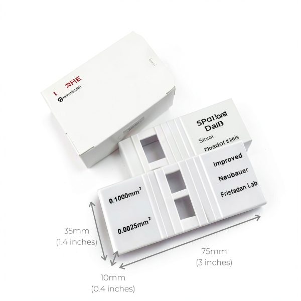 Fristaden Lab Neubauer Hemocytometer - Diamond Etched, Light Glass-4