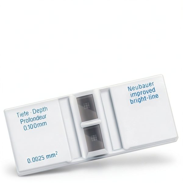Cell Counting Chamber Pulsecore Neubauer Hemocytometer Grid 32x75mm-3