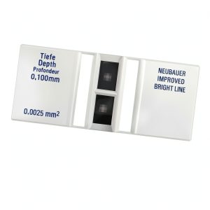 Hemocytometer Feleolibe Counting Chamber with Grid and Cover Glasses-0