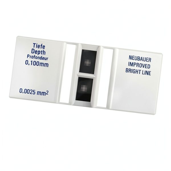 Hemocytometer Feleolibe Counting Chamber with Grid and Cover Glasses-0