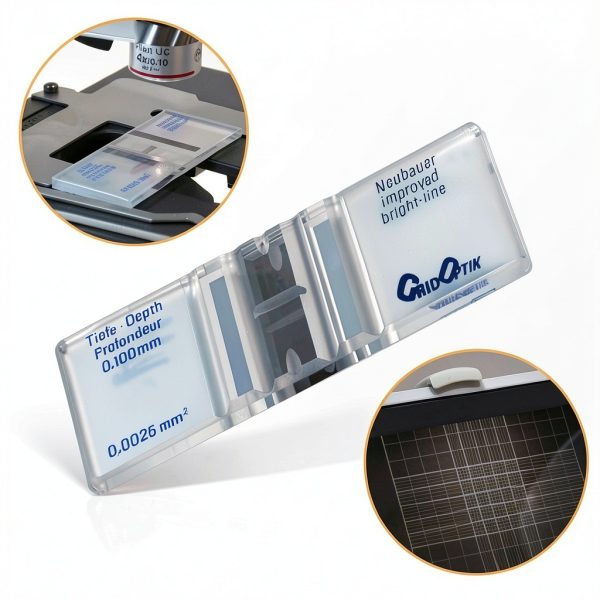 Cell Counting Chamber Neubauer by Gebeauty Ree - Line 2 Coverslips-1